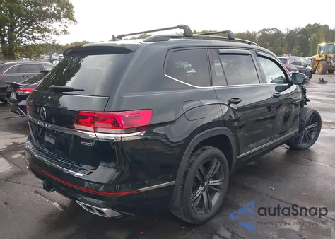 2021 Volkswagen Atlas 3.6L V6 Se W/Technology R-Line из США, поврежденный, VIN 1V2RR2CA8MC581716
